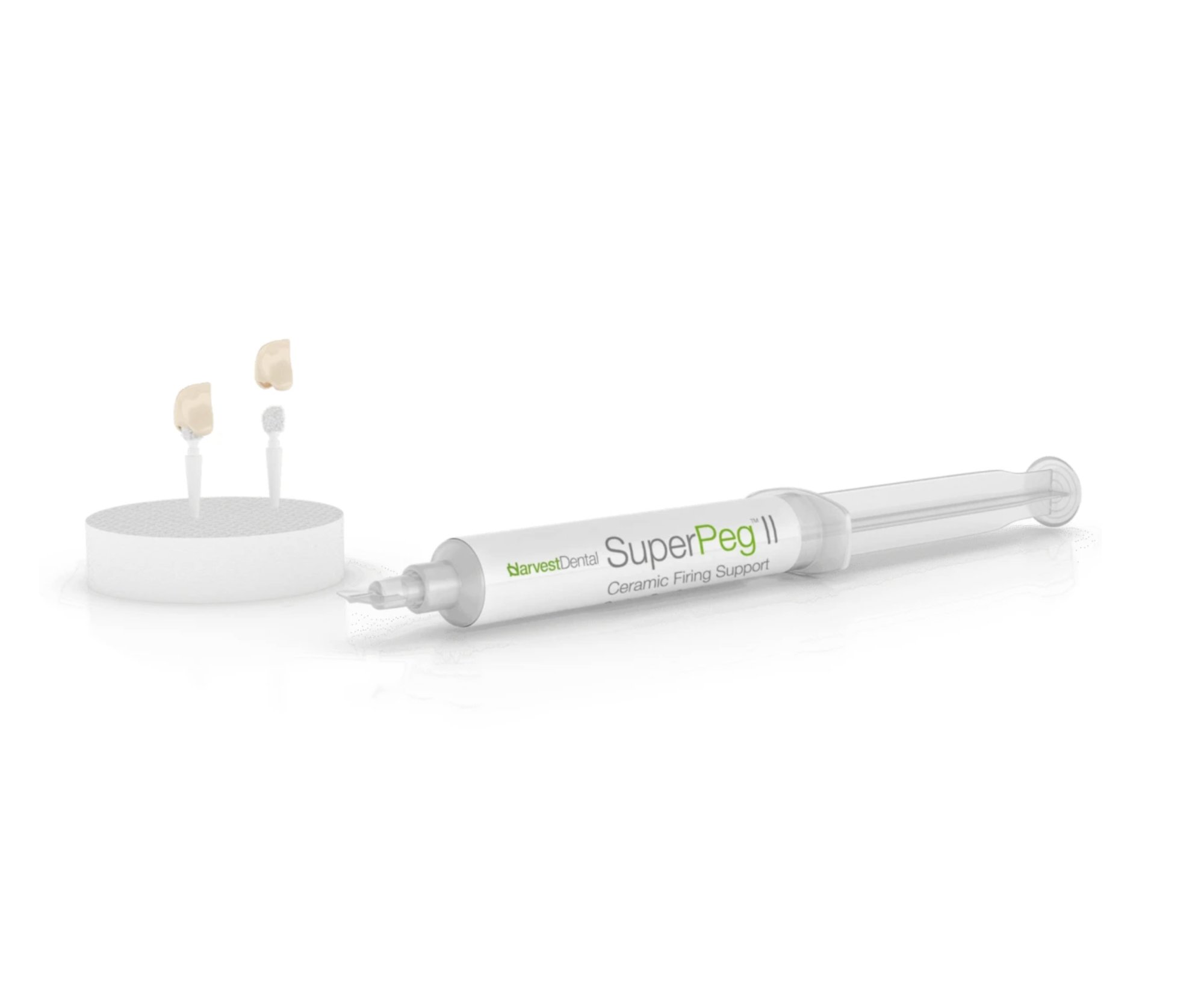SuperPeg II Brennträgerpaste von Harvest Dental – hitzebeständig bis 1.300 °C